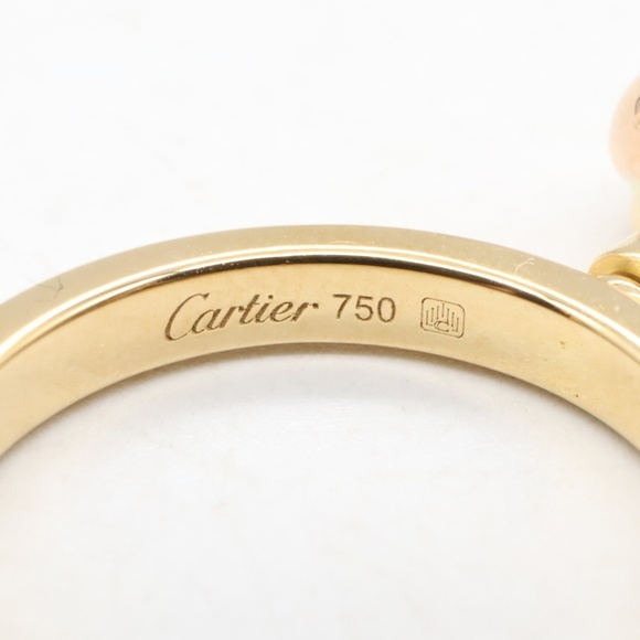 CARTIER Authentic 18k Gold Diamond Trinity Ring - Picture 4 of 9
